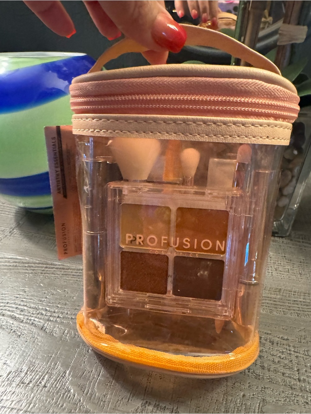 Profusion 10 Piece Cosmetics Set in Travel Case with Makeup Palette GIFT-ABLE 🎁